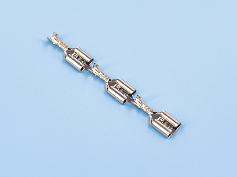 250直型插簧，直帶，鍍鎳（B02-03）