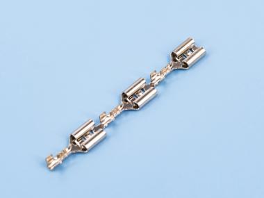 250直型插簧，直帶，鍍鎳（B02-03）