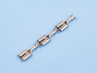 250直型插簧，直帶，鍍鎳（B02-03）