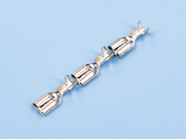 250直型鎖扣插簧，直帶，鍍亮錫（B03-01）