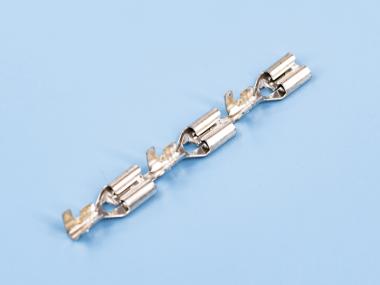 250直型鎖扣插簧，直帶，鍍亮錫（B03-01）