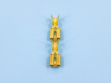 250卡扣插簧（底部），黃銅，直帶，原色（B04-01）