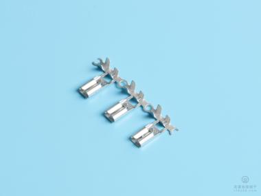 187帶鎖插簧，鍍霧錫，H65黃銅（BF02-02）