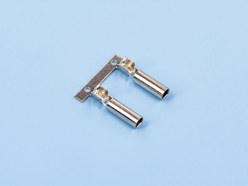 2.75D形母端，黃銅，鍍鎳，橫帶（DM01-01）