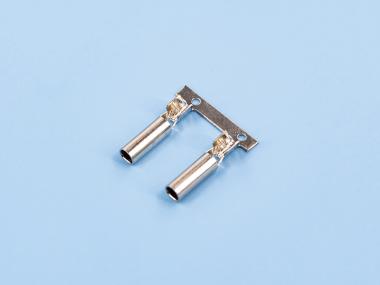 2.75D形母端，黃銅，鍍鎳，橫帶（DM01-01）