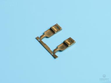 6.3/250方形插簧，黃銅，橫帶，原色（DN02-01）