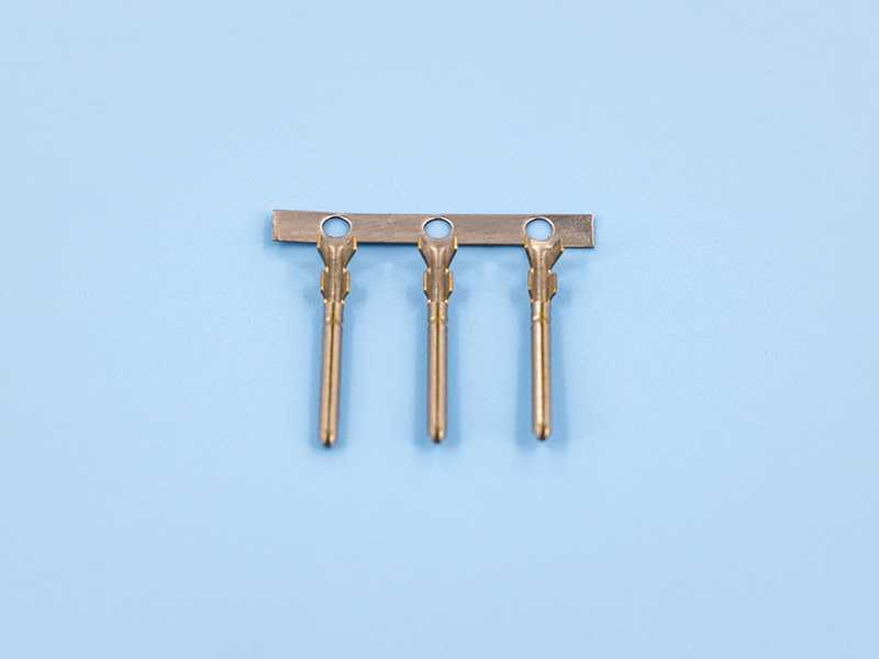 雙腳密封公端，黃銅，鍍鎳，橫帶（OG01-04）