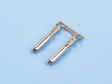 雙腳密封公端，黃銅，鍍鎳，橫帶（OG01-06）