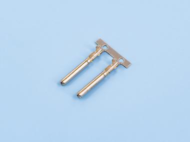 雙腳密封公端，黃銅，鍍鎳，橫帶（OG01-05）