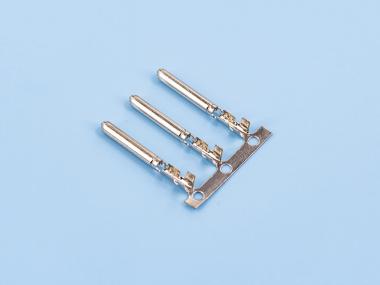 雙腳密封公端，黃銅，鍍鎳，橫帶（OG01-02）