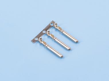 雙腳密封公端，黃銅，鍍鎳，橫帶（OG01-02）