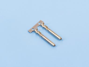 雙腳密封公端，黃銅，鍍鎳，橫帶（OG01-05）