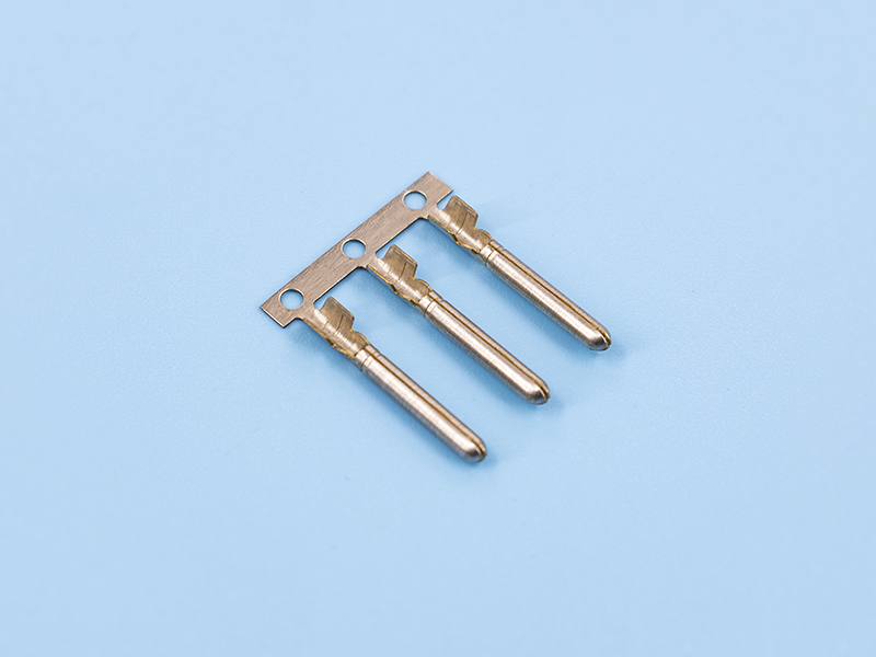 單腳密封公端，黃銅，橫帶，鍍鎳（OG02-04）