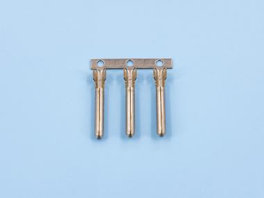 單腳密封公端，黃銅，橫帶，鍍鎳（OG02-04）