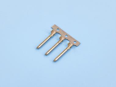 單腳密封公端，黃銅，橫帶，鍍鎳（OG02-02）