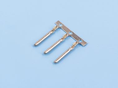 單腳密封公端，黃銅，橫帶，鍍鎳（OG02-01）