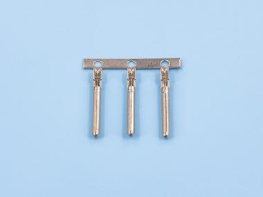 單腳密封公端，黃銅，橫帶，鍍鎳（OG02-01）