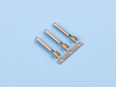 單腳密封公端，黃銅，橫帶，鍍鎳（OG02-04）