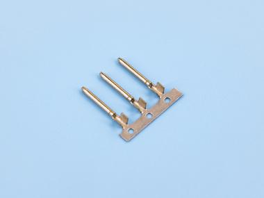 單腳密封公端，黃銅，橫帶，鍍鎳（OG02-02）