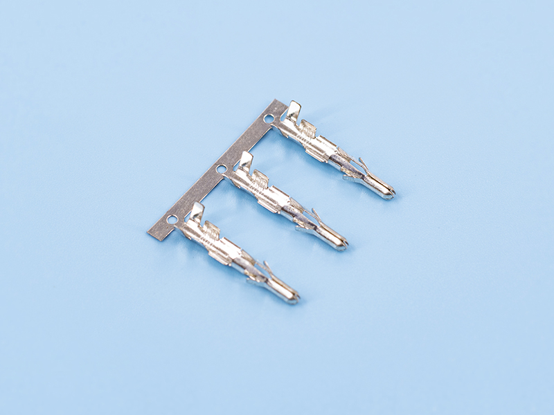 2.35帶刺雙腳公端，橫帶，黃銅，鍍鎳（OG03-01）