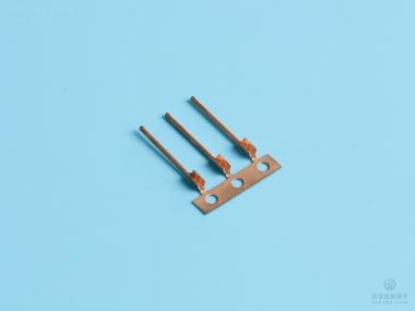 1.0帶刺單腳公端，磷銅，橫帶，原色（OG05-01）