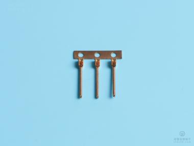 1.0帶刺單腳公端，磷銅，橫帶，原色（OG05-01）