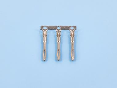 2.0雙腳凸包公端，黃銅，鍍鎳，橫帶（OG07-01）