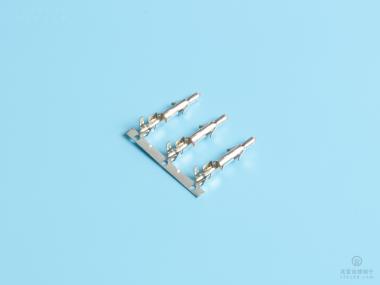 2.0雙腳帶彈片公端，黃銅，橫帶，鍍鎳（OG13-01）