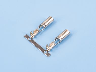 雙腳密封母端，黃銅，鍍鎳，橫帶（OM01-01）