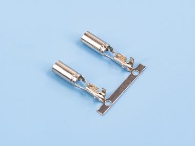 雙腳密封母端，黃銅，鍍鎳，橫帶（OM01-01）