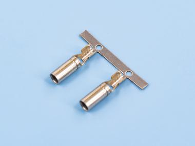 3.5單腳密封母端，黃銅，鍍鎳，橫帶（OM06-09）