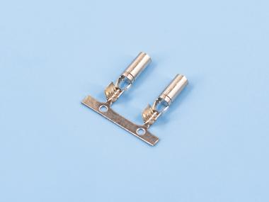 3.45單腳密封母端，黃銅，鍍鎳，橫帶（OM06-13）