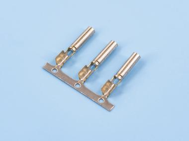 單腳密封母端，黃銅，鍍鎳，橫帶（OM06-06）