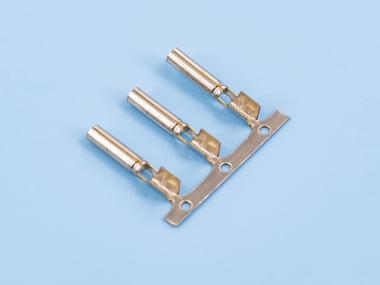 單腳密封母端，黃銅，鍍鎳，橫帶（OM06-06）