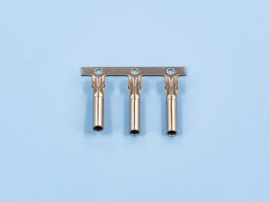 單腳密封母端，黃銅，鍍鎳，橫帶（OM06-06）