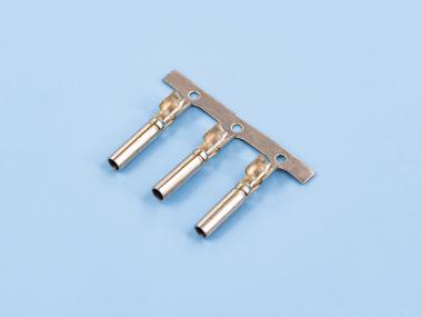 單腳密封母端，黃銅，鍍鎳，橫帶（OM06-03）