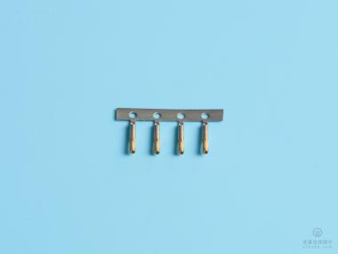 0.76焊接式母端，黃銅，鍍半金，橫帶（OM07-01）