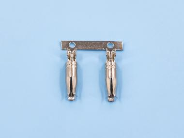 2.35花瓶端子，黃銅，鍍鎳，橫帶（OM09-01）