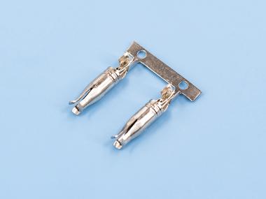 2.35花瓶端子，黃銅，鍍鎳，橫帶（OM09-01）