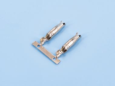 2.35花瓶端子，黃銅，鍍鎳，橫帶（OM09-01）