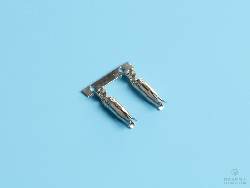 2.35花瓶端子，黃銅，鍍鎳，橫帶（OM09-02）