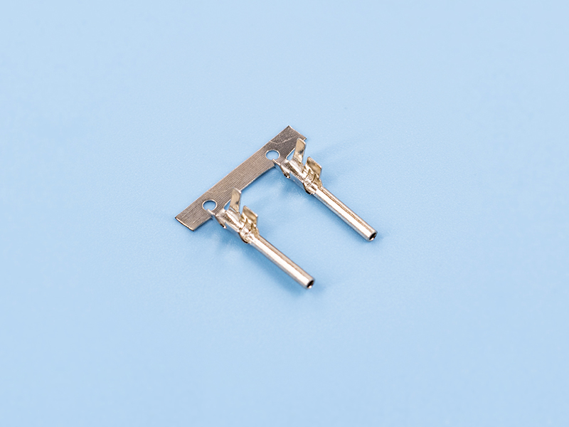 1.0雙腳母端，黃銅，鍍鎳，橫帶（OM15-05）