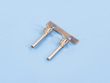 1.0雙腳母端，黃銅，鍍鎳，橫帶（OM15-05）