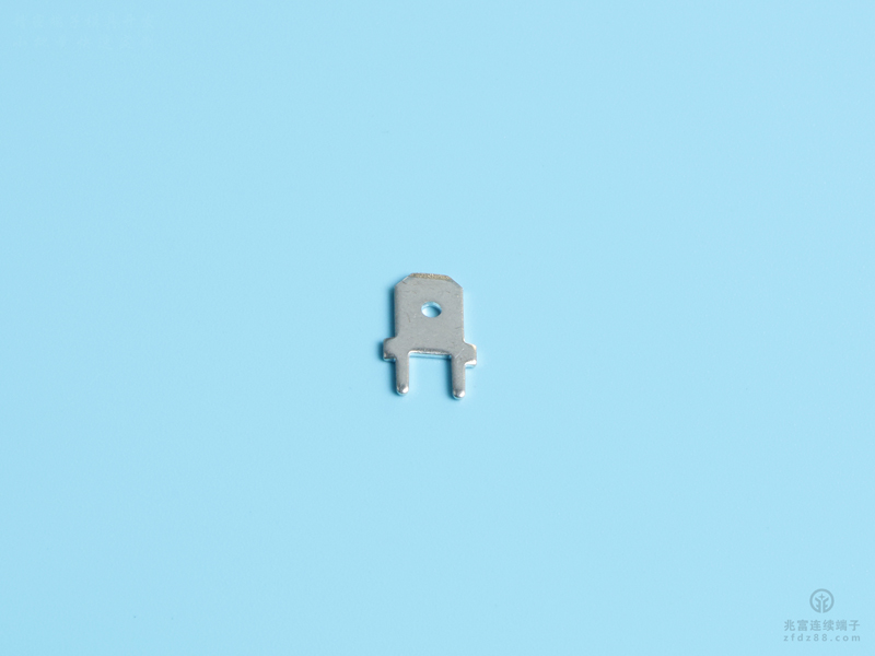 6.3直型PCB插片，黃銅，鍍亮錫，單粒（PCB03-01）