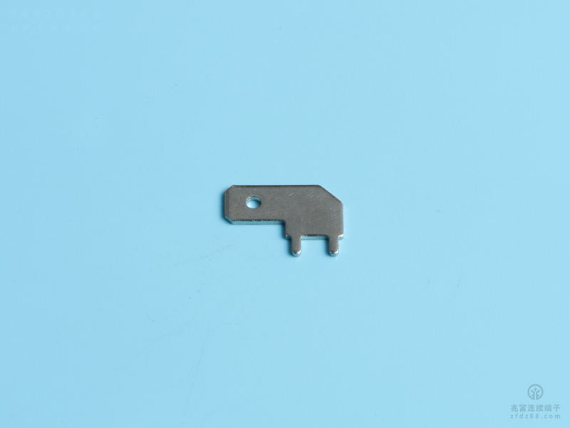 6.3旗型PCB插片，黃銅，鍍亮錫，單粒（PCBF03-01）