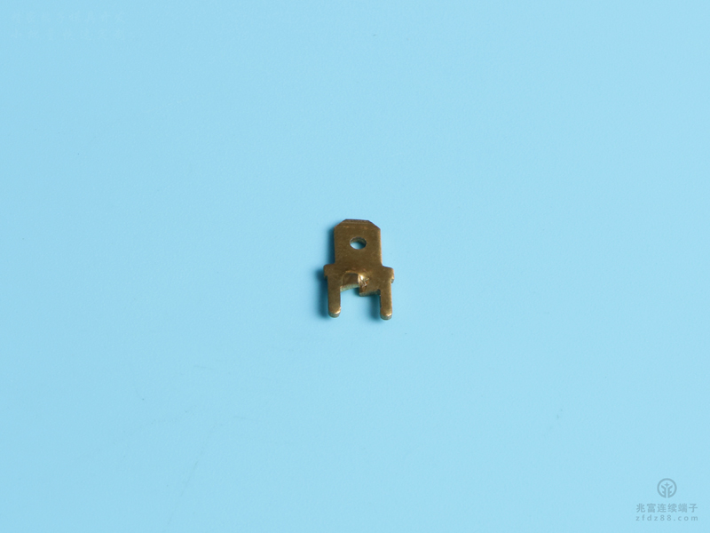 4.8防倒PCB插片，黃銅，原色，單粒（PCBF02-01）