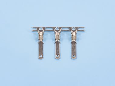 2.8/110插片，黃銅，鍍鎳，橫帶（T01-01）