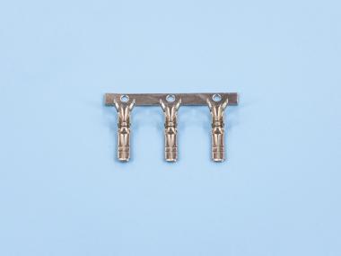 2.8/110插片（雙層），黃銅，鍍鎳，橫帶（T02-01）