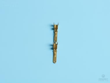 2.8/110插片（帶彈片），黃銅，原色，橫帶（T03-02）