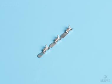 3.5圓形碰焊端子，304不銹鋼，原色，直帶